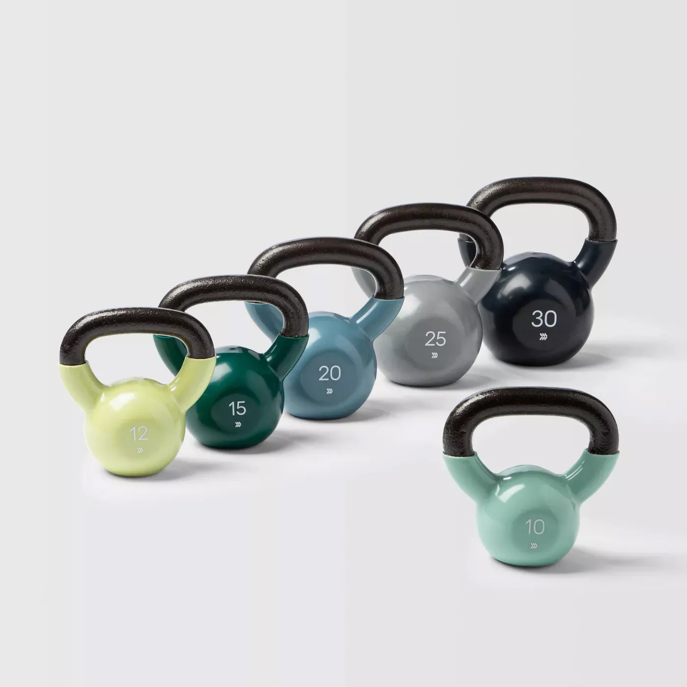 Kettlebell 25lb Gray - All In Motion - 图片 3